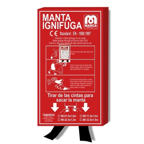 MANTA IGNIFUGA APAGA FUEGOS 100X100 STEELPRO