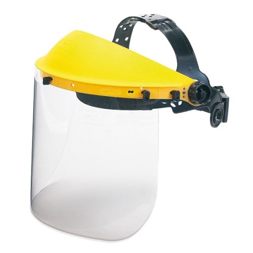 PANTALLA FACIAL CON VISOR RIESGOS MECANICOS STEELPRO(...