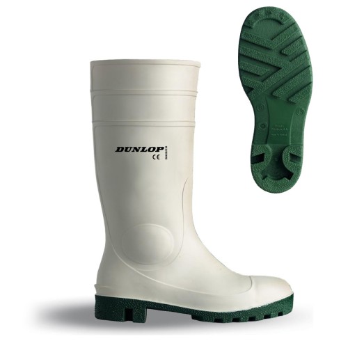 BOTA AGUA PVC-NITRILO ALTA BLANCA S4 DUNLOP