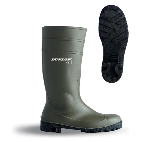 BOTA AGUA PVC-NITRILO ALTA VERDE S5 DUNLOP