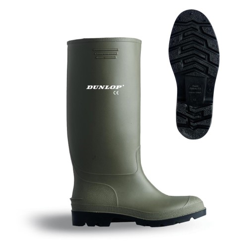 BOTA AGUA PVC ALTA VERDE DUNLOP