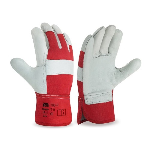 GUANTE MIXTO FLOR VACUNO MARCA 12 PARES
