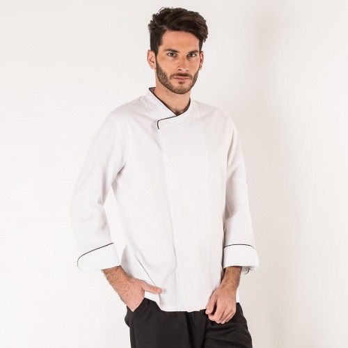 CHAQUETA COCINA ICARO BLANCA GARYS