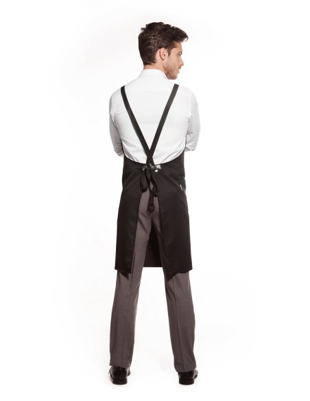 DELANTAL PETO SEDAN NEGRO EUROSAVOY