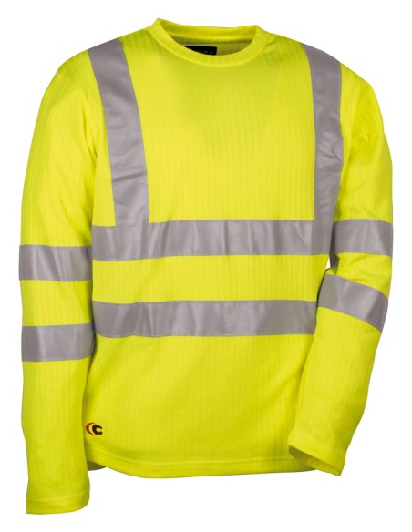 CAMISETA ALTA VISIBILIDAD AMARILLA NEW SKITTLE COFRA