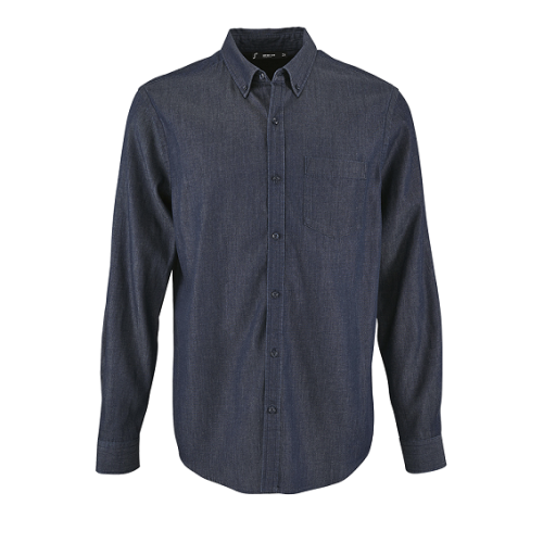 CAMISA BARRY MEN DENIM SOLS 2