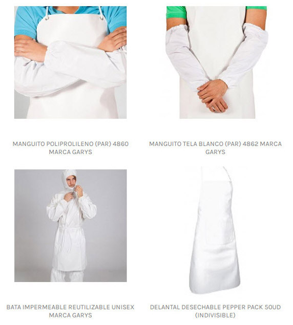 Comprar Uniformes Industria Alimentaria Universal Partner